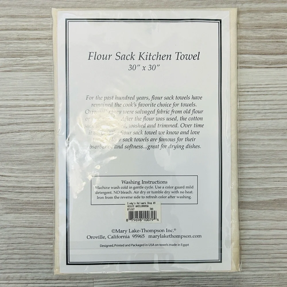 🌾 Artisan Flour Sack Towels Bundle 100% Egyptian Cotton Vintage NWT